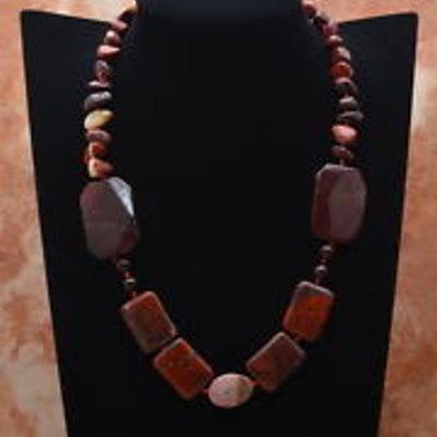 Natural Mookaite Gemctone Necklace